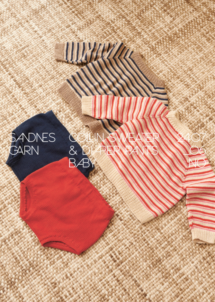 2407-6 Collin Sweater & Diper Pants Baby - Trådsnella